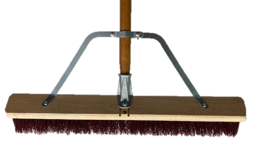 Bolt-On Polypropylene Garage Broom - 24" - Assembled