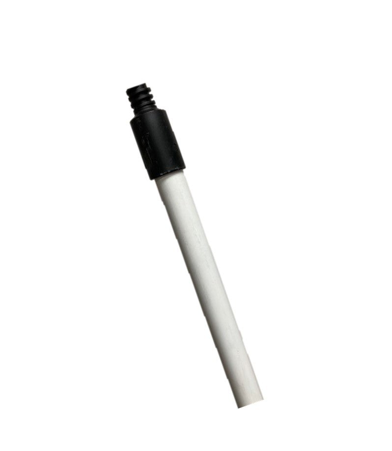 Fiberglass Handle, Threaded Plastic Tip - White