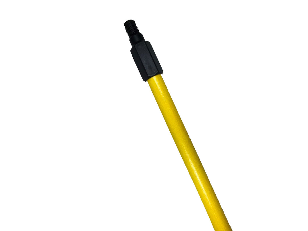 Fiberglass Handle, Threaded Plastic Tip - Yellow