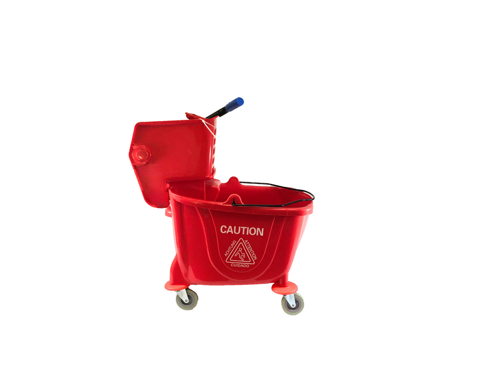 Mop Bucket & Wringer 35 Liter - RED