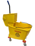 Mop Bucket & Wringer 35 Liter - YELLOW