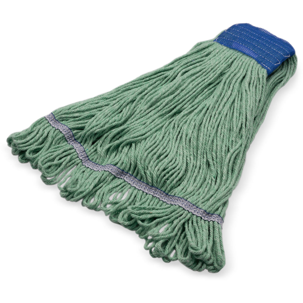 Synthetic Blended Looped End Mops - X-Large Green