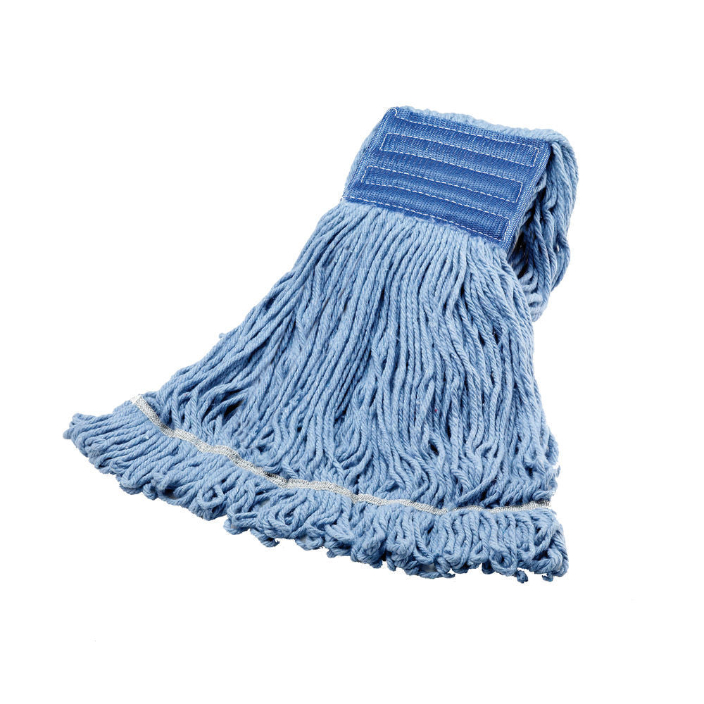 Synthetic Blended Looped End Mops - X-Large Blue