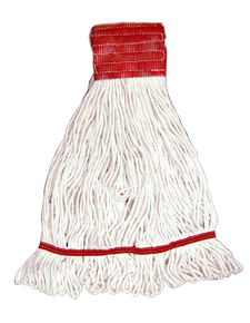 Synthetic Blended Looped End Mops - Large White