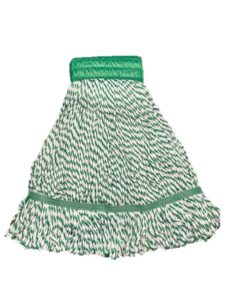 Microfiber Looped End String Mop – Large- Wide Band – Green