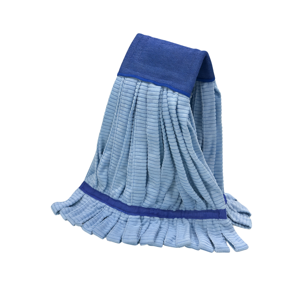 Microfiber Tube Wet Mop – Medium – Wide Band – Blue