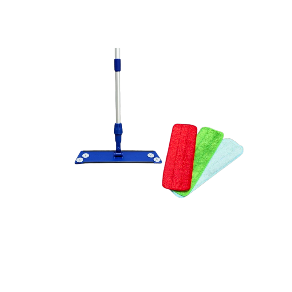 Microfiber Looped Mop Kit, Plastic Frame - 18"