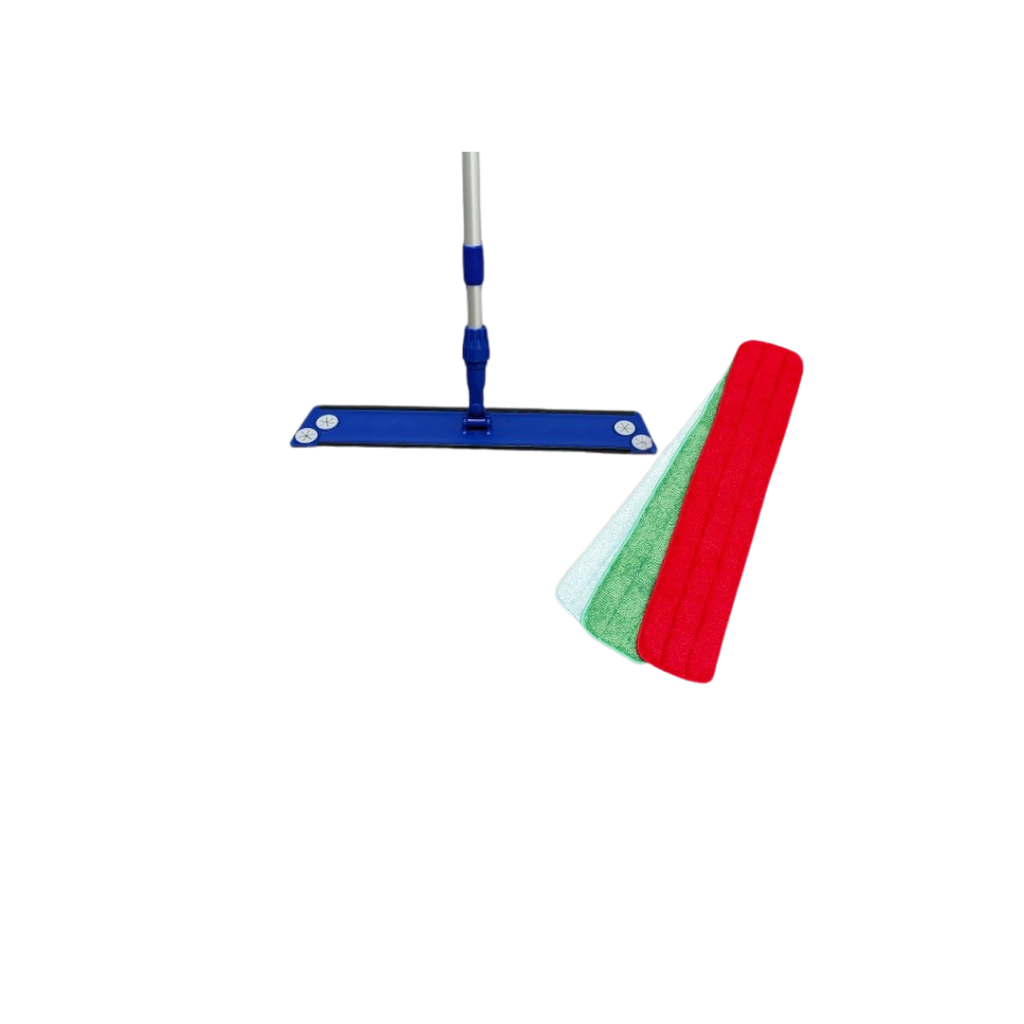 Microfiber Looped Mop Kit, Plastic Frame - 24"