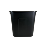 28 Quart Black Wastebasket