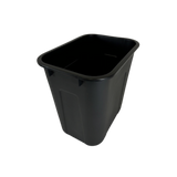 28 Quart Black Wastebasket