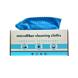 Disposable Microfiber Cloths - 12 x 12 Blue - Box of 50