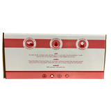 Disposable Microfiber Cloths - 12 x 12 Red- Box of 50