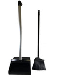 Lobby Dust Pan with Straight Handle – Pan and Broom Combo