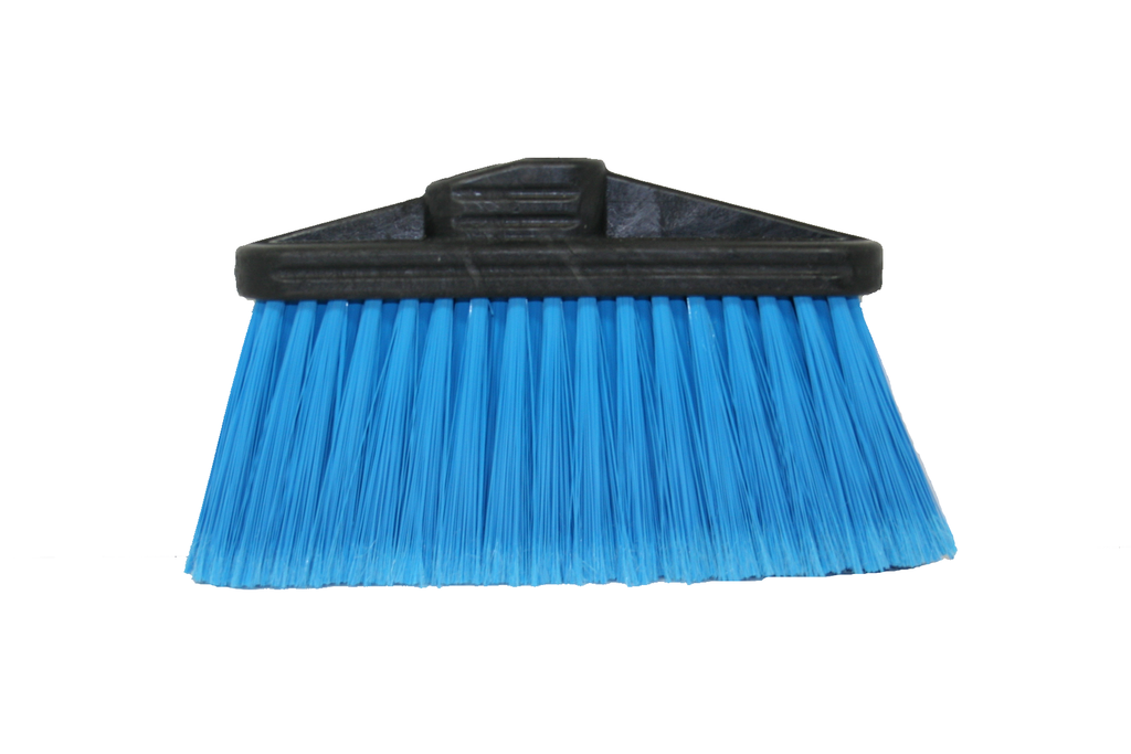 Light Sweep Upright Broom - 4" Trim Blue - Head Only