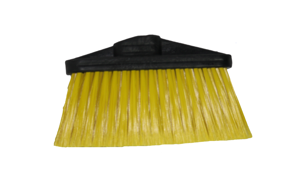 Light Sweep Upright Broom - 4" Trim Yellow - Head Only