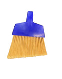 Large Angle Broom with Blue Cap - Flagged Bristles Head Only