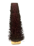 Brown Poly Outer Rows / Heavy Maroon Poly Center Rows - 36"