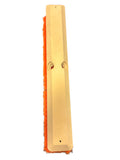 Flagged Orange Poly Floor Broom -24"