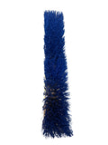 Blue Polypropylene Garage Brush - 18" Wood Block