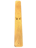 Blue Polypropylene Garage Brush - 18" Wood Block