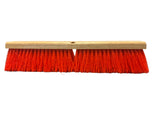 Orange Poly Garage Brush - 18" - Plastic Block