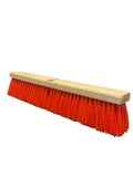 Orange Poly Garage Brush - 18" - Plastic Block