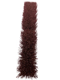 Maroon Crimped Polypropylene Garage Brush - Plastic Block 18"