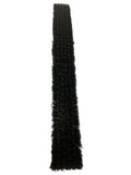 Black Poly Floor Brush - Sustainable Wood Block - 24"