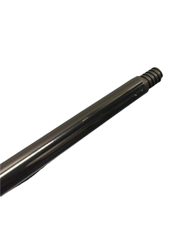 Metal Handle, Plastic Threaded Tip - Black 4'