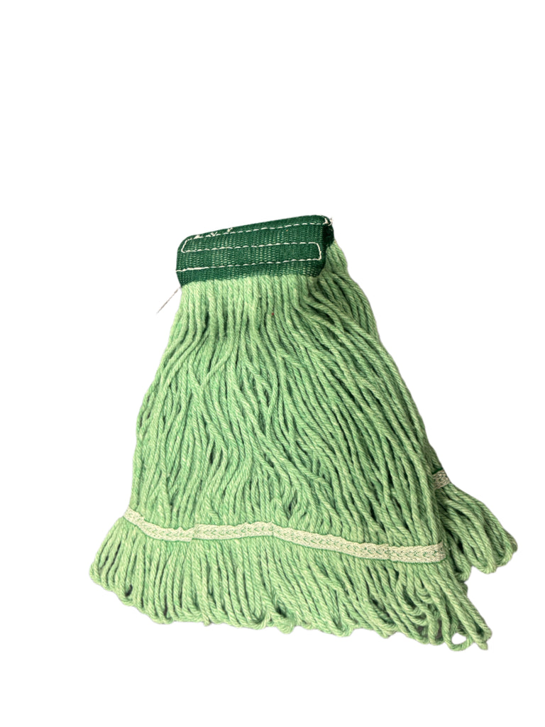 Synthetic Blended Looped End Mops - Medium Green