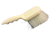 Soft Nylon Utility Brush, White Foam Block - 8" Handle