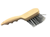 Black & White Plastic Bristle Utility Brush - 8" Handle