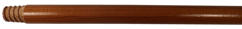 Hardwood Handle, Threaded Tip, Lacquered - 7/8" dia. 4' long