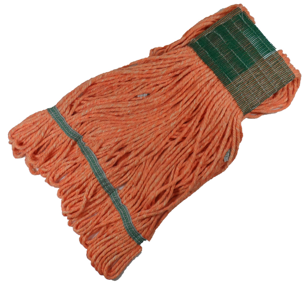 Synthetic Blended Looped End Mops - Large Orange