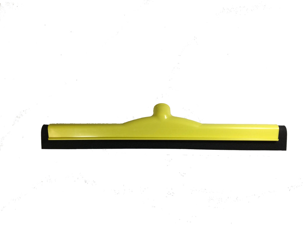 24" Synthetic Moss Squeegee, Yellow Plastic Frame