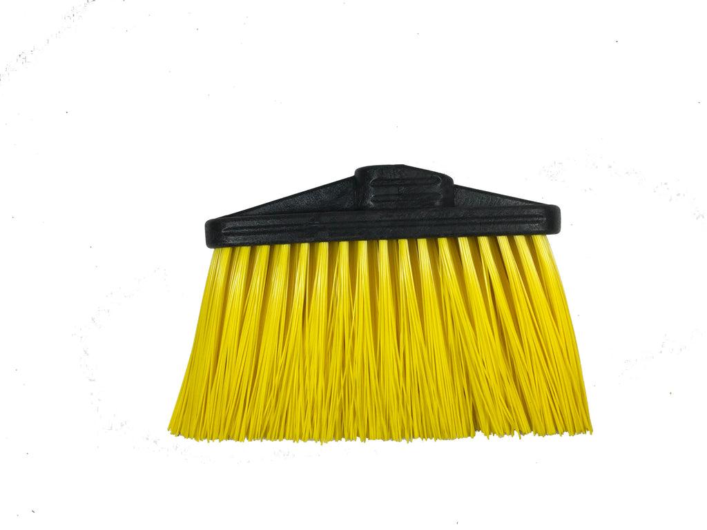 Light Sweep Upright Broom Stiff - 5" Trim Yellow - Head Only