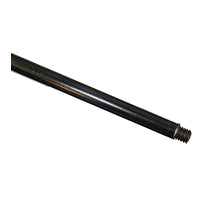 Metal Handle, Plastic Threaded Tip - Black 4'