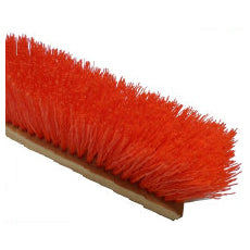 Orange Poly Garage Brush - 18"