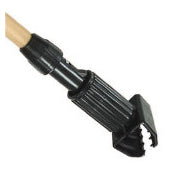 Heavy-Duty Plastic Jaw Floor Mop Handle - Wood Handle