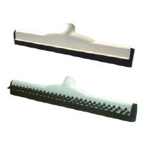 Moss Rubber Squeegee, Plastic Frame with Cleaning Bristles