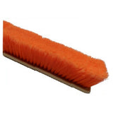 Flagged Orange Poly Floor Broom -24"